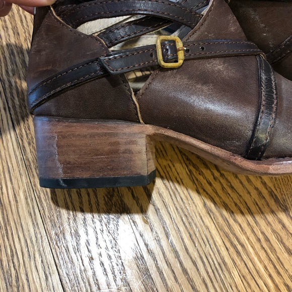 Freebird by Steven Stair Boot Strappy Ankle Brown - Picture 9 of 11